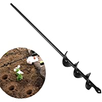Jajadeal Jardín Excavadora de Taladro- Broca en Espiral para Jardín- Cultivador de Suelo Broca para Flor Plantando…